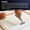 U.S. Art Supply 12-Ounce Triple Primed Gesso 24" Wide x 6' Long (2 Yards), 100% Cotton, Acid-Free - Unstretched Canvas Rolls for Painting, Oil & Acrylic, Murals - Cut To Frame Size